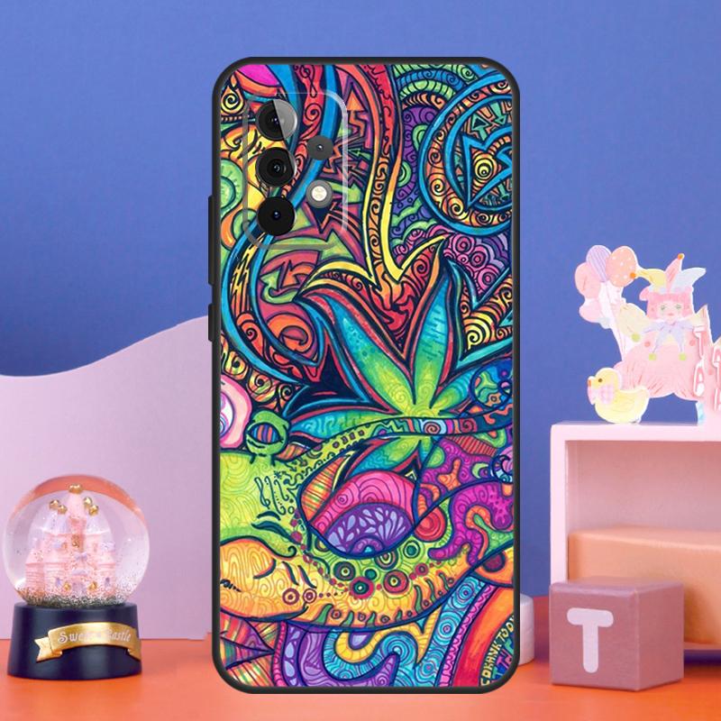 Psychedelic Trippy Case For Samsung Galaxy A56 A36 A26 A16 A06 A13 A33 A53 A15 A35 A55 A34 A54 A52 A12 A32 A17