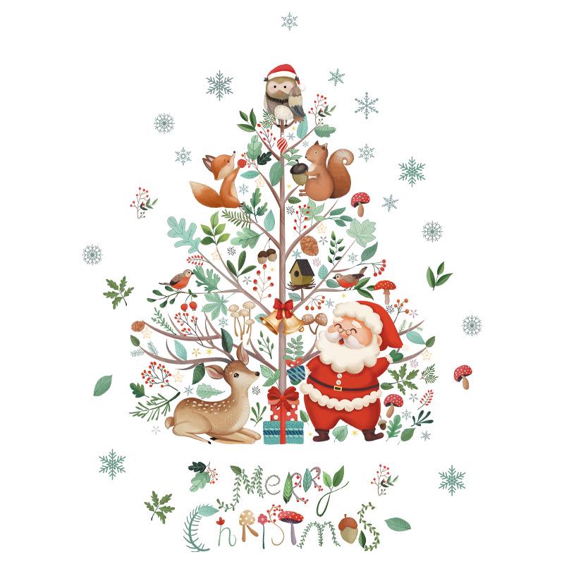 Christmas Tree Wall & Window Stickers: Snowflake Decals & Gifts