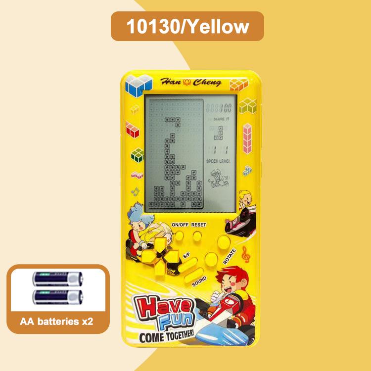Retro Tetris Handheld Game Console with Large Screen for Kids - Retro 80s/90s Classic Electronic Toy