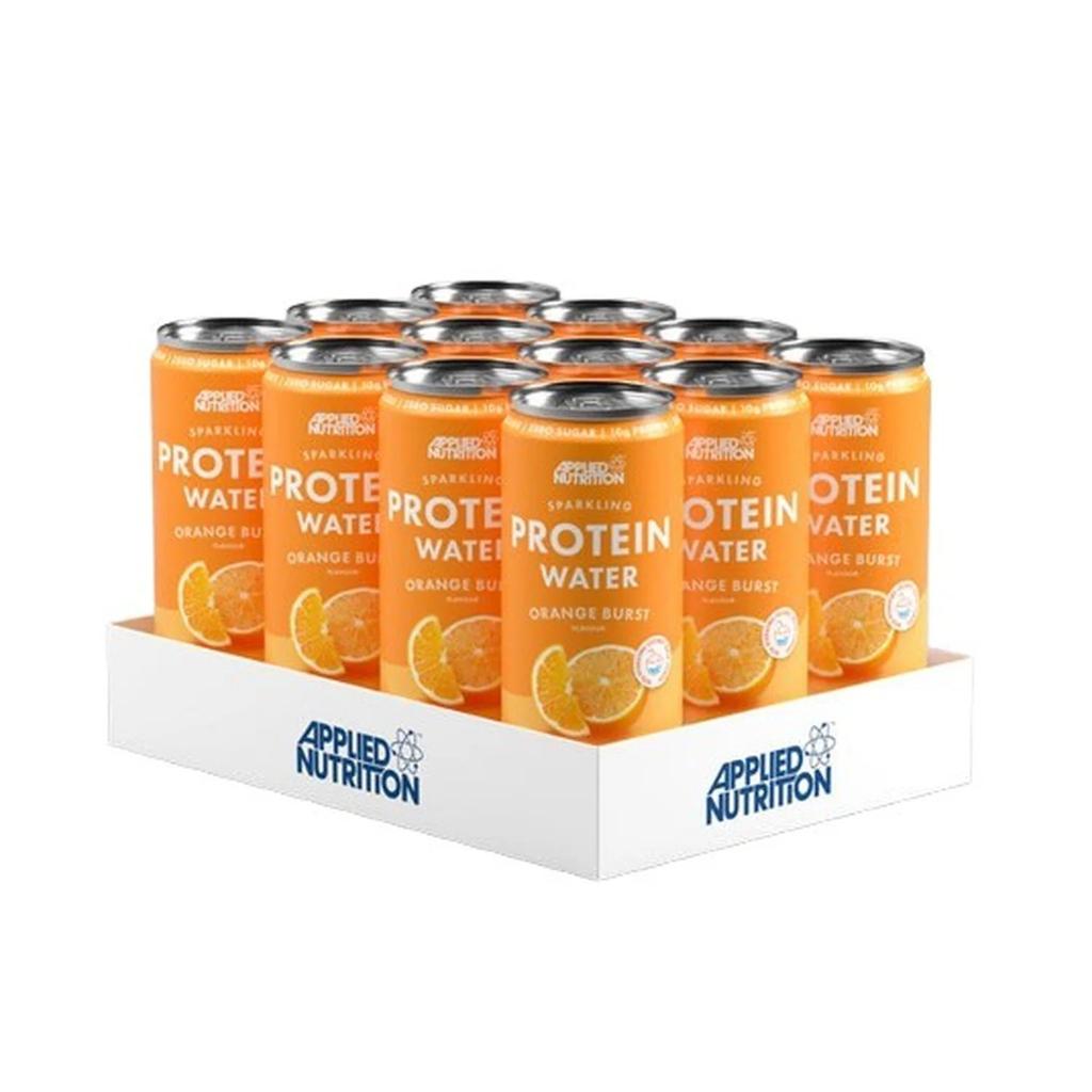 Sparkling Protein Water, Orange Burst - 12 X 330 Ml.