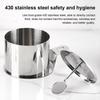 Heart Cake Mold Baking Cake Ring Stainless Steel Mousse Cake Ring Mold With Press Set Baking Bakeware For Professional Bakers