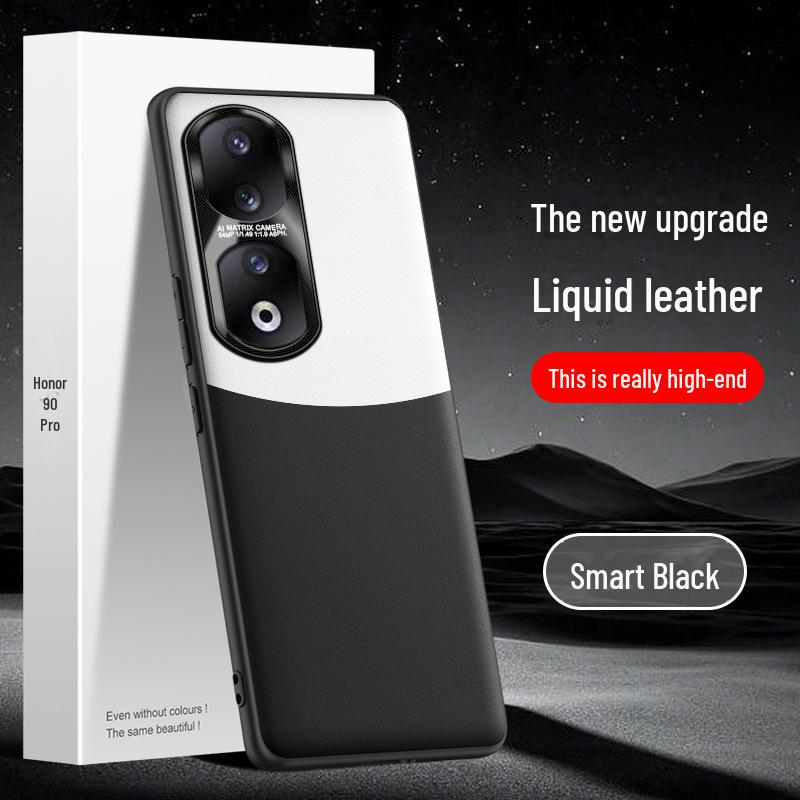 

Защитный чехол из жидкой кожи для Honor 90pro, устойчивый к падениям и загрязнениям. Доступна индивидуальная доставка. Honor 90 Pro