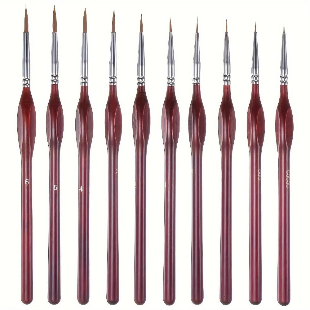 11/10pcs with Micro Tips Watercolor Brush for Fine Detail Hand Drawn Watercolor