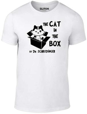 La Maglietta del Gatto nella Scatola - T Shirt Divertente Dr. Dr Schrodinger Scienza Fisica