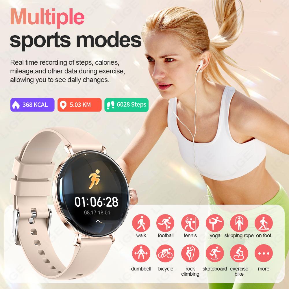Smart Watch Men Women Ultra Thin 1.43" AMOLED Answer Make Calls Smartwatch For Android iOS Fitness Tracker Heart Rate