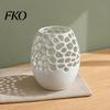 Pencil And Brush Holder Modern Honeycomb Pen Holder, 3D Printed Hollow Design Large Capacity Container, Stylish Desk Organizer for Pencils