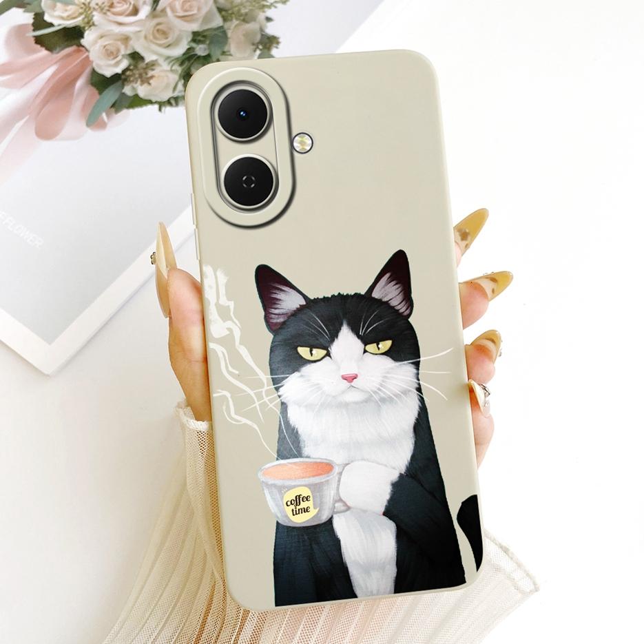 Für Tecno Spark Go 2 Hülle KM4 Niedlicher Hund Panda Cartoon Hülle Weiches TPU Mattes Handyhülle Für Tecno Pop 10 Pop10 Spark Go 2 Go2 Schale