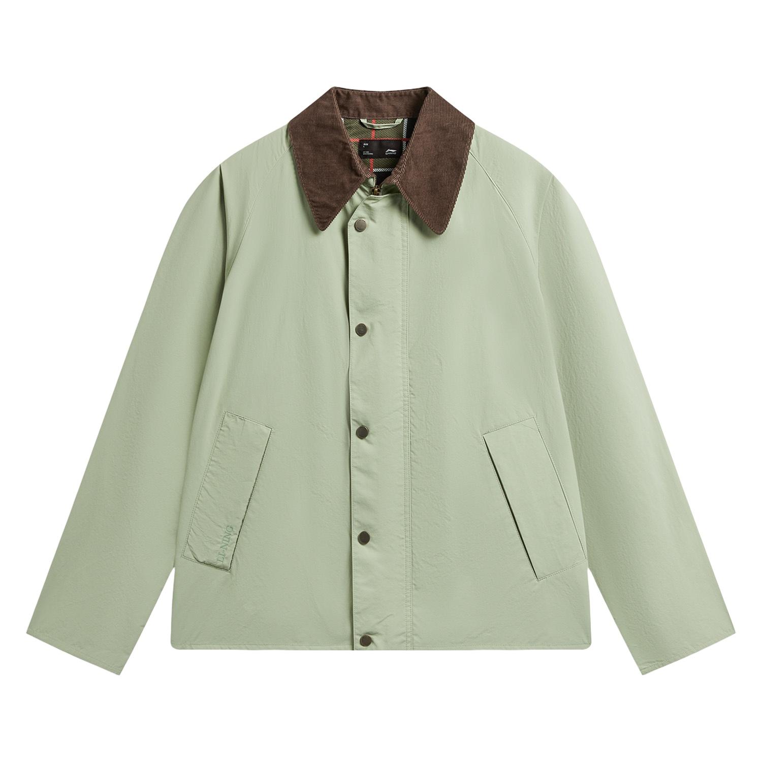 

Ли Нин Серия спортивного образа жизни Вышивка букв Логотип бренда Ветровка Женская ветровка AFDWJ22-3 XS