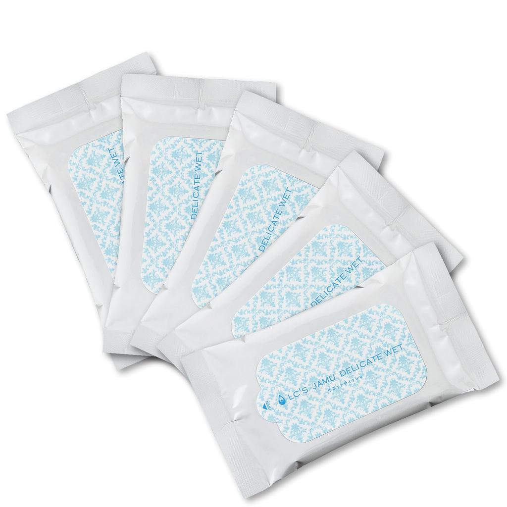 Love Cosmetics Jamu Delicate Wet 10 Pieces X 5 Pieces Zone Sheet Made In (Delicate Japan)