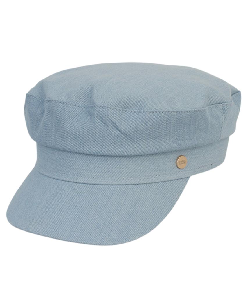 Yunibeosyeolkemiseuteuli Light Denim Logo Marine Cap