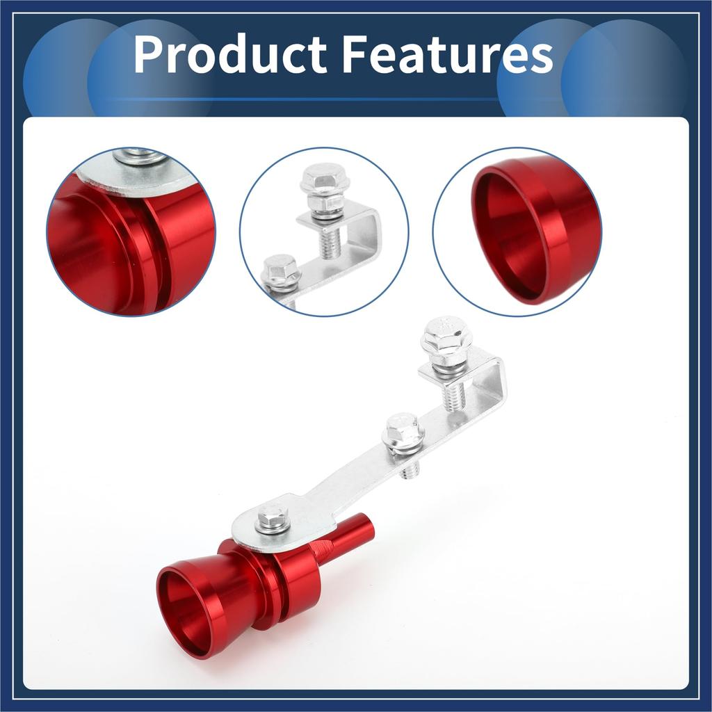 ARISELIFT Turbo Sound Muffler Whistle Sports Car Sound Reproduction Displacement