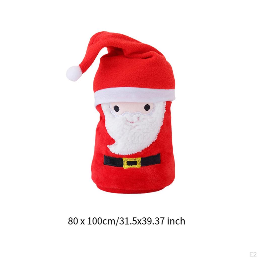 Bettdecke, Niedliche Weiche Weihnachtliche Tragbare Sofawickeldecke für Zuhause, Arbeitszimmer,