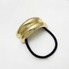 3pcs Alloy Geometric Hair Ties Golden Elegant Elastic Hair Rope U-Shaped Ponytail Holder Fashion Hair Accessories for Woman