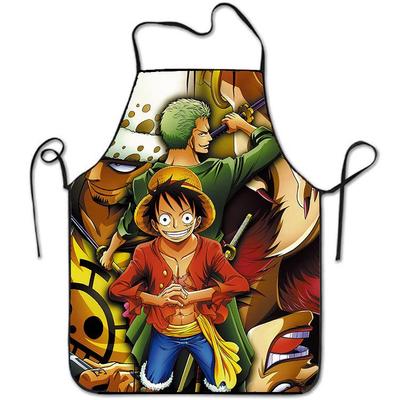 One Piece Luffy Cartoon Schürze - Kreativer Neuheitsdruck