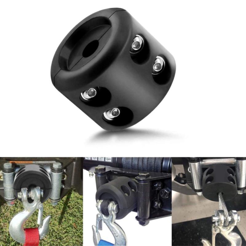 7000LBs Winch Line Cable Rope Winches Towing Hook Stopper Rubber for ATV SUV UTV Truck Offroad Accessories
