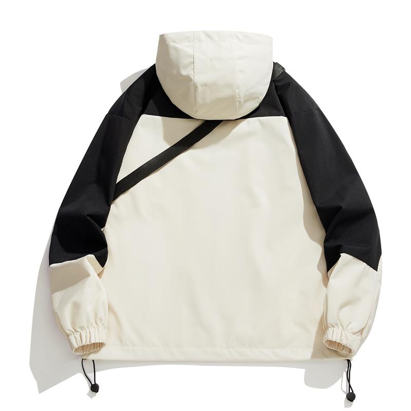 Kvinner Jakke Frakk Glidelås Hette Windbreaker Kvinnelige Casual Outwear Topper