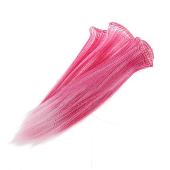 

15см DIY Красивый Высокотемпературный Шелковый Прямой Парик Кукольные Аксессуары