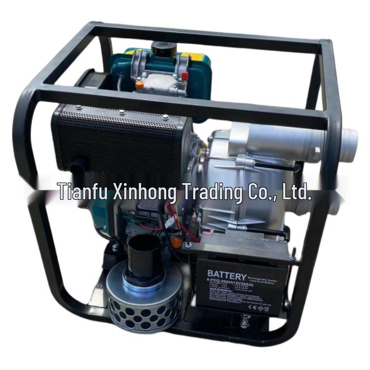 178F Air-Cooled Diesel Self-Priming Non-Clogging Sludge Pump with Widened Passage for Urban Flood Control.