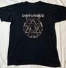 Disturbed Logo Black Cotton All Size S5xl Unisex Tshirt Ad595