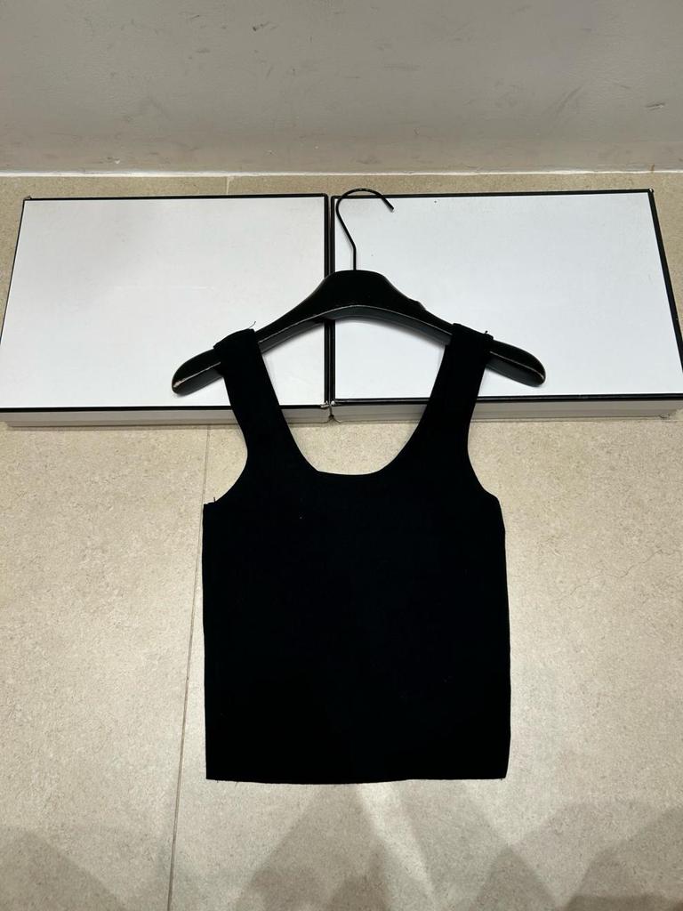 Trendy High-Quality Knitted Bead Camisole Vest - Slim-Fit, Versatile, and Heavy-Duty.