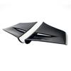 Motorcycle Winglets Air Deflector Wing Kit Spoiler Gloss Black Decor Stickers