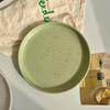 Ins Style Vintage Ceramic Plates Restaurant Western Steak Pasta Plate Simple Household Fruit Dessert Snack Tray