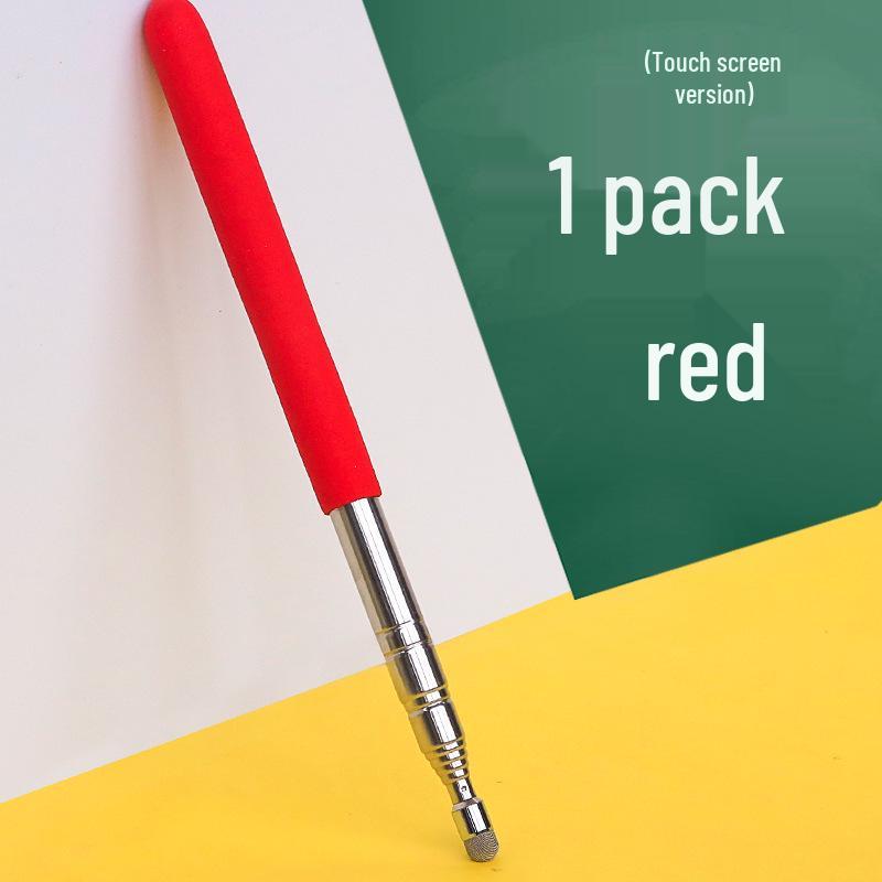 Retractable Pointer Stick for Teachers: Blackboard, Classroom, and Touch Screen Use