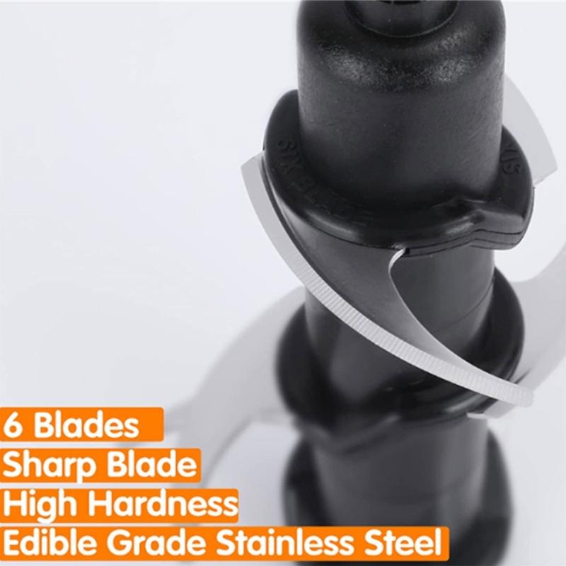 6 Blade Kitchen Juicer Blades Blender Blade Blender Accessories Replacement Blades for 72oz BL660C BL740 BL642 Blender