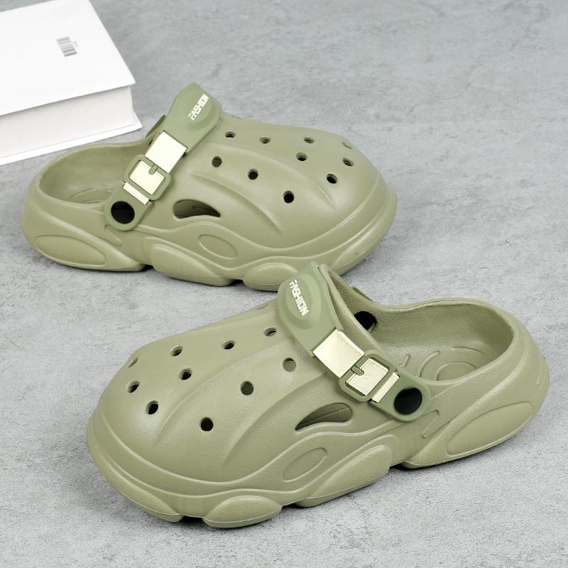 Moda Estate Moda Sandali Ciabatte Impermeabili Scarpe da Uomo Ciabatte da Esterno Scivoli Suola Morbida Scarpe da Giardino Zoccoli EVA Sandali da Spiaggia Pantofole da Casa