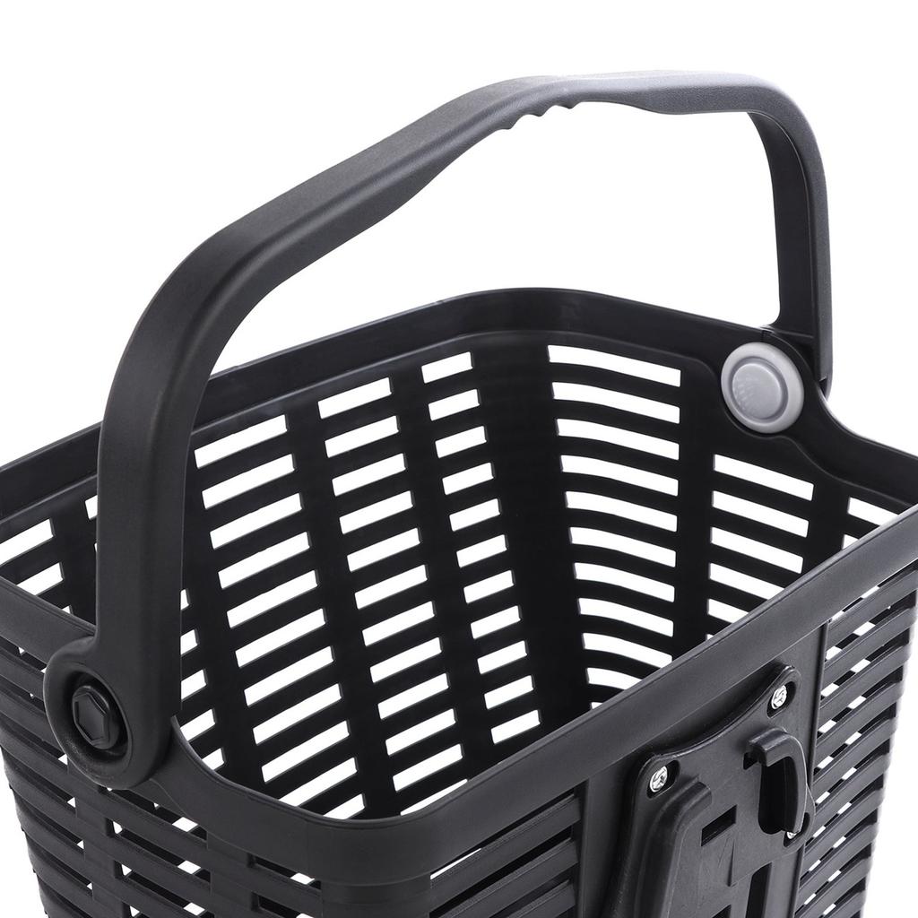 Plastic stuurfietsmand - zwart