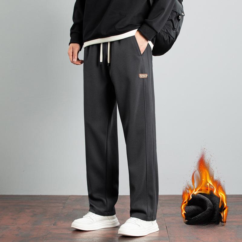 Stilvolle und einfache Gesundheitshose Herren Locker geschnittene gerade Jogginghose Weitbeinige Freizeithose