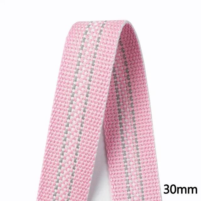 1/2/3/4/5M Cotton Ramie Webbing Strap Tape Jacquard Band Backpack Bag Belt Ribbons DIY Sewing Biasband Clothing Accessories
