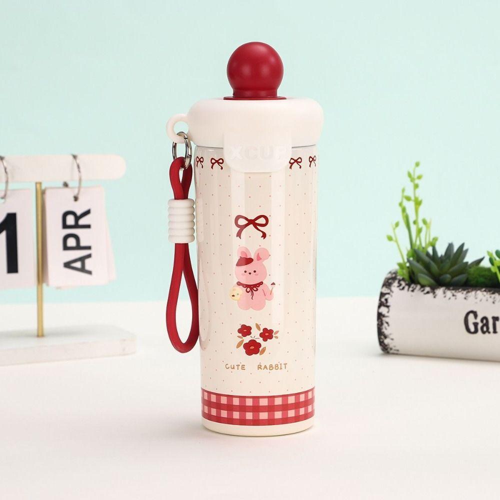 Cute Insulated Water Bottle 316 Stainless Steel Cold Beverages Cups Fashion Thermos Bottle  Sports