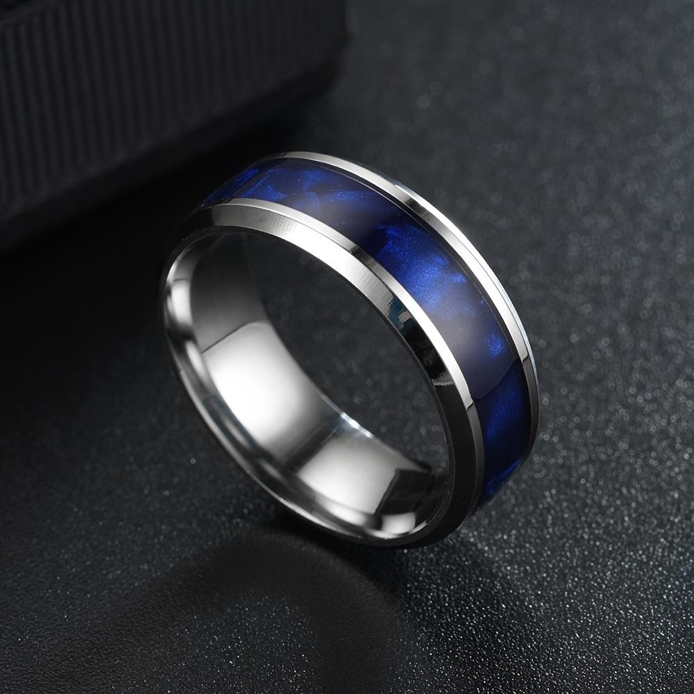 Elegant Unisex Shell Stainless Steel Ring: Durable  Statement, Perfect Gift for All Occasions