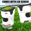 Portable LED Light Microscope Featuring Large Screen & 32G Memory Compact Handheld Microscope for Students & researcher 