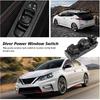 Driver Side Master Power Window Switch Compatible With Nissan Juke 2011-2017, Nissan Tiida/Sylphy 2012-2016, Nissan Altima/Sentra/Leaf/Rogue