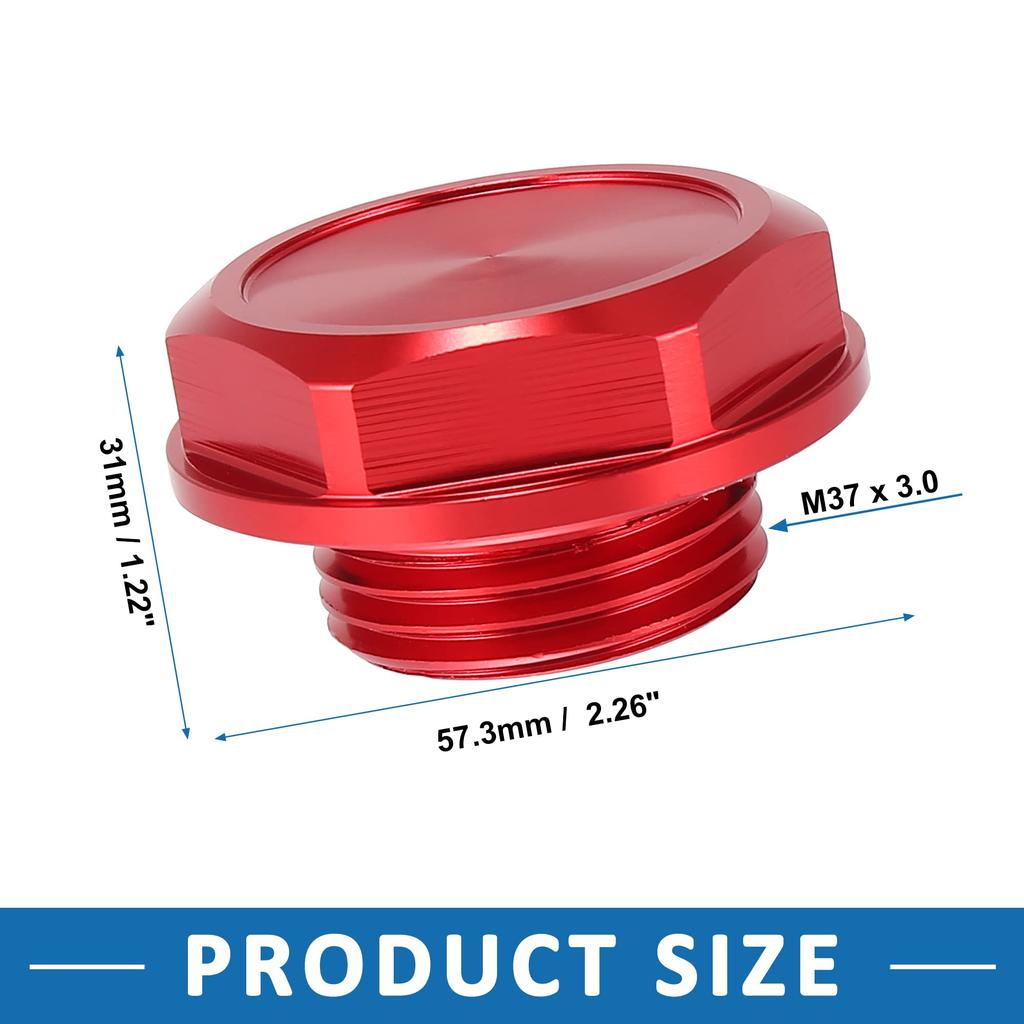 A ABSOPRO Filler Cap Cap Fuel Gas Tank Cap Cap