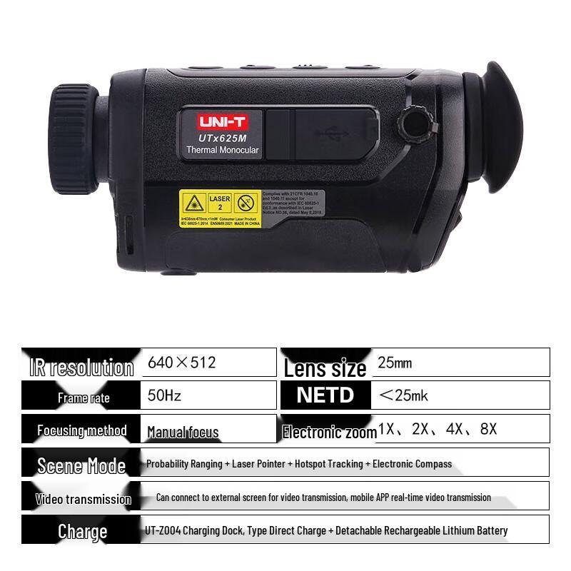 UNI-T UTx625M Portable Infrared Thermal Imaging Monocular