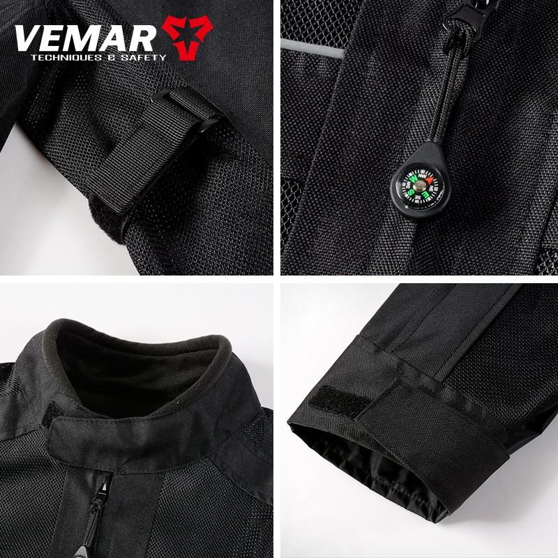 Unisex Motorcycle Riding Jacket Breathable Mesh Anti-Fall Protective Gear Cycling Outdoor Adventure