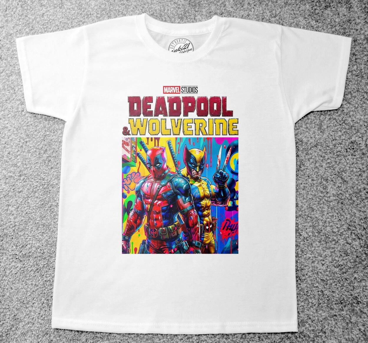 Deadpool and Wolverine 012 Childrens/Kids t-shirts 140