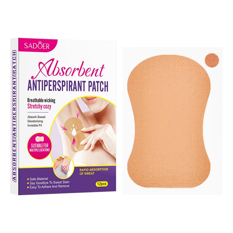 Moisture-absorbing and antiperspirant patch 12pes summer underarm antiperspirant patch skin care products 1