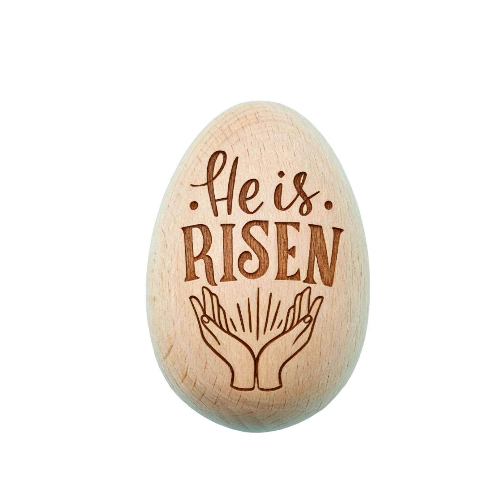 

Easter Wooden -engraved Painted Eggs, Holiday Decorations, Party Supplies, Wooden Egg Crafts One Size