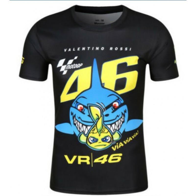 VR46 Mountain Downhill Cycling Jersey Short Sleeve Breathable Quick Dry Bike Riding Top Men Women