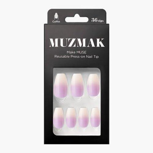MUZMAK Reusable Nail Tips Downy (Coffin)