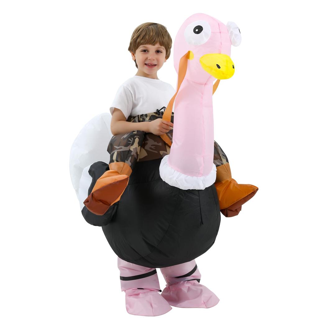 JOYBRO Inflatable Ostrich Costume for Little Funny Ostrich Costume for Boys and Ages and Perfect for Theme and Birthday One Size Fits Most Kids,