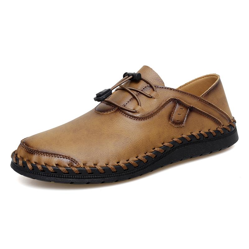 Fashion Handmade Leather Men's Penny Loafers Casual Office Business Shoes Fashion Party Wedding Moccasins Formal Male Slip On Footwear