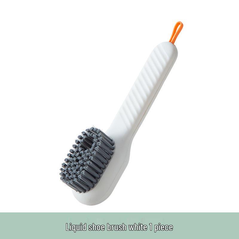 

Multi-Function Soft-Bristled Shoe Cleaning Brush with Press-Type Liquid Dispenser - Gentle on Shoes