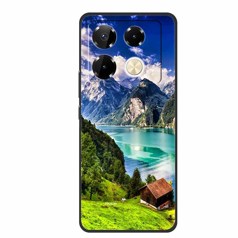 Case For Infinix Note 40 Pro 4G TPU Soft Silicone Back Cover for Infinix Note40 Phone Cases X6850 X6853 Original Colorful Capa