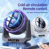 Desktop Circulating Fan With Remote Control Mini Table Fan 4000 mAh Large CapacityRechargeable Wall-mounted Fan With Night Light
