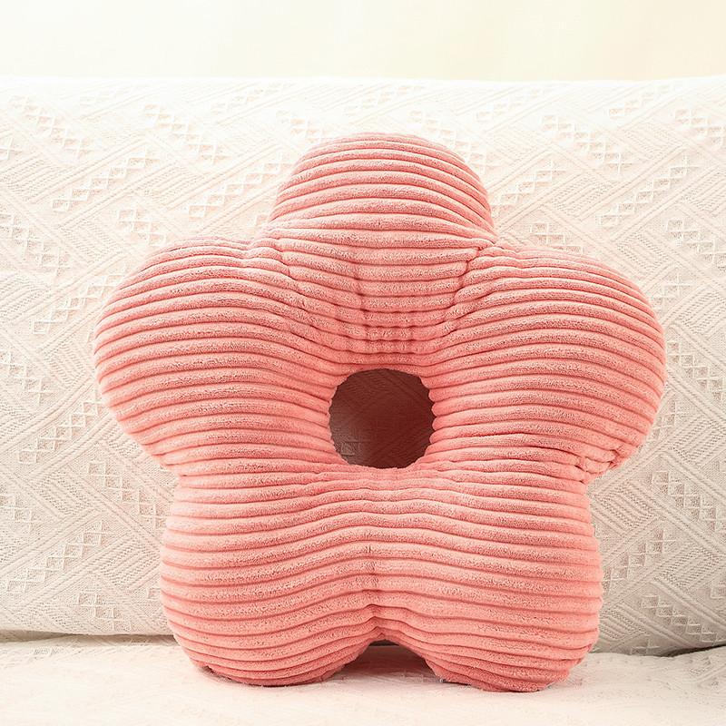 Flower U Cloud Shaped Plush Pillow Toy Cushion For Home Lounge Comfort Gift